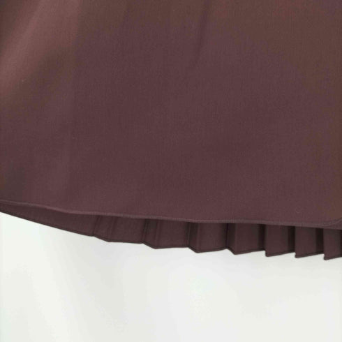 フォクシーニューヨーク FOXEY NEW YORK 20SS Chic Pleats Top ノースリーブ Aライン バックプリーツ プルオーバー ハイネック シャツ ブラウス レディース JPN:38