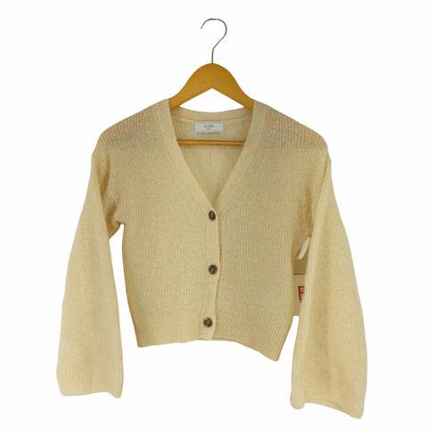 スローブイエナ SLOBE IENA MOHAIR CROP CARDIGAN レディース FREE