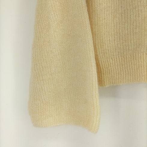 スローブイエナ SLOBE IENA MOHAIR CROP CARDIGAN レディース FREE
