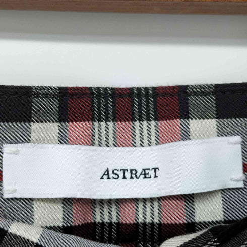 アストラット ASTRAET チェック柄ワイドスラックスパンツ レディース JPN:2