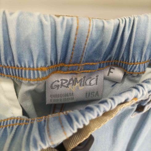 グラミチ GRAMICCI Lightdenim balloon pants ライトデニムベルト付きバルーンパンツ レディース FREE