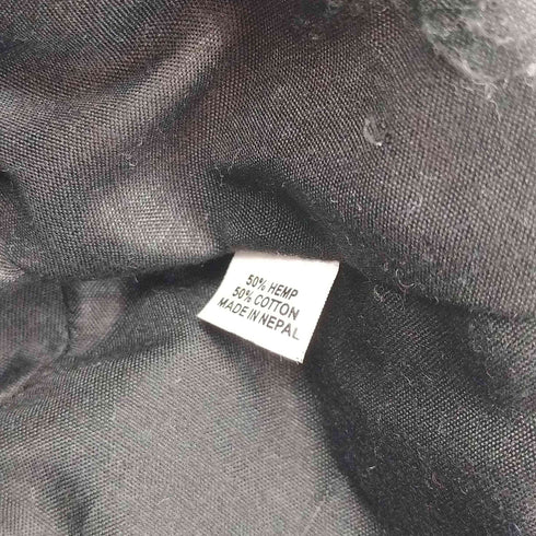 ネパール製 マルチカラーヘンプハット メンズ