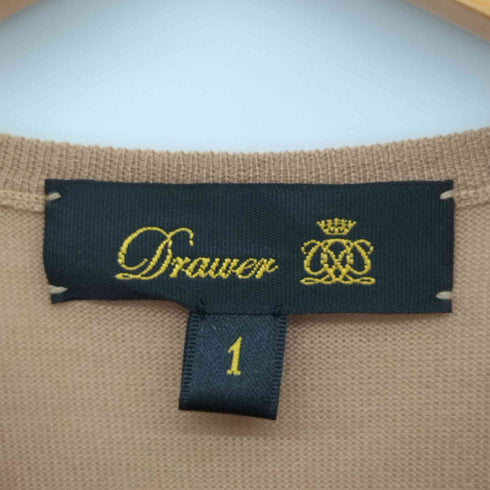 ドゥロワー Drawer 16Gミラノ編みクルースナップカーディガン レディース JPN:1