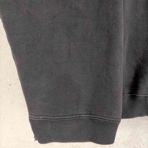 ステューシー Stussy USA製 OLD STUSSY 紺タグ ロゴ刺繍 スウェットスナップスタジャン メンズ JPN:XL