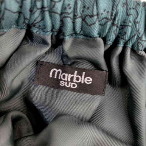 マーブルシュッド Marble Sud ツリー・クマ柄 プリント スカート レディース