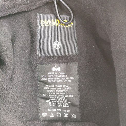 ノーティカ NAUTICA 90-00S 裏地フリースジップアップ ナイロンジャケット メンズ import:M