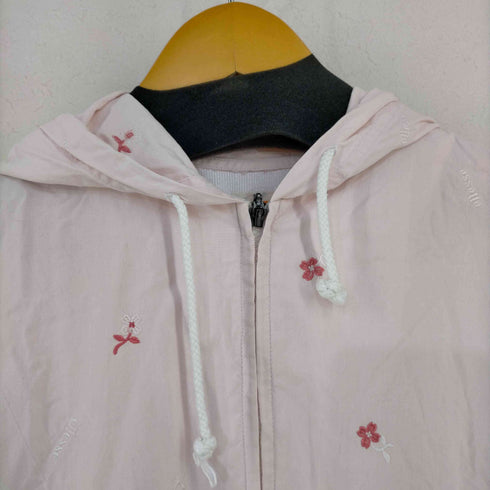 エレッセ ellesse 90-00S フラワー刺繍 コットンモッズコート レディース JPN:M