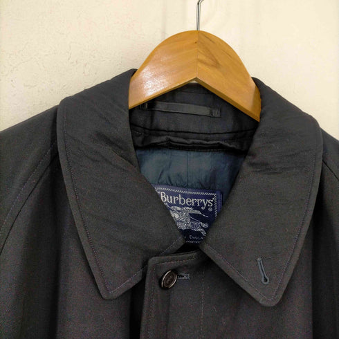 バーバリーズ BURBERRYS MADE IN INGLAND BURELLA ウールギャバジンステンカラーコート メンズ