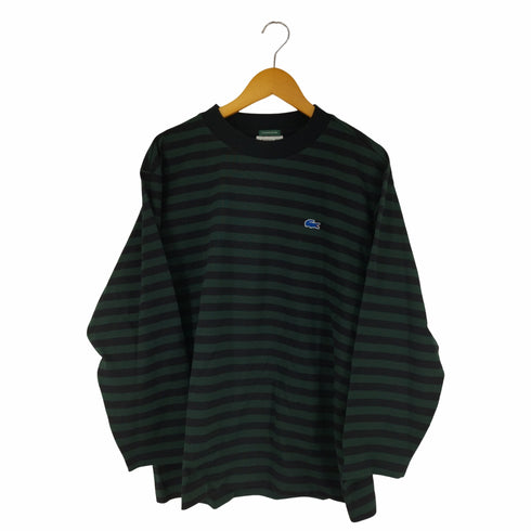 ラコステ LACOSTE ワンポイントロゴ 鹿の子 クルーネックス L/S Tシャツ メンズ import:L