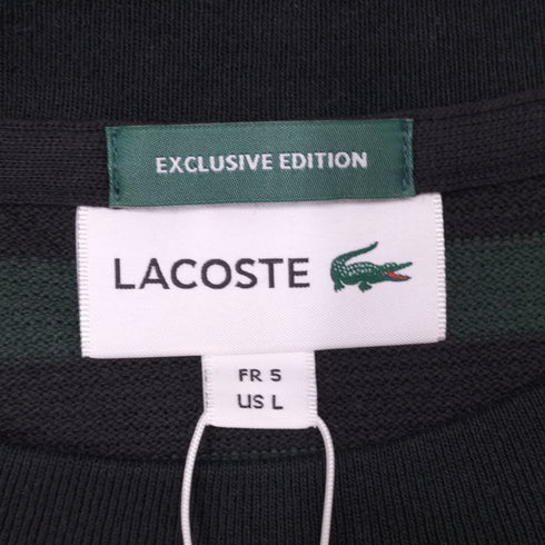 ラコステ LACOSTE ワンポイントロゴ 鹿の子 クルーネックス L/S Tシャツ メンズ import:L