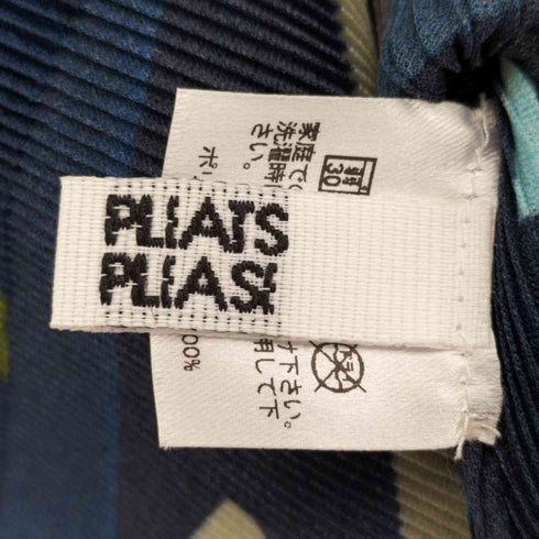 プリーツプリーズイッセイミヤケ PLEATS PLEASE ISSEY MIYAKE 総柄 ノースリーブ ブラウス トップス カットソー プルオーバー レディース