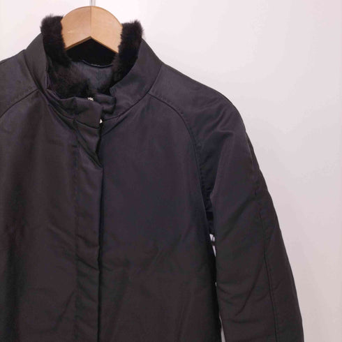 マックスマーラ MAX MARA ファーハイネック ジップアップコート レディース