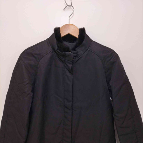 マックスマーラ MAX MARA ファーハイネック ジップアップコート レディース