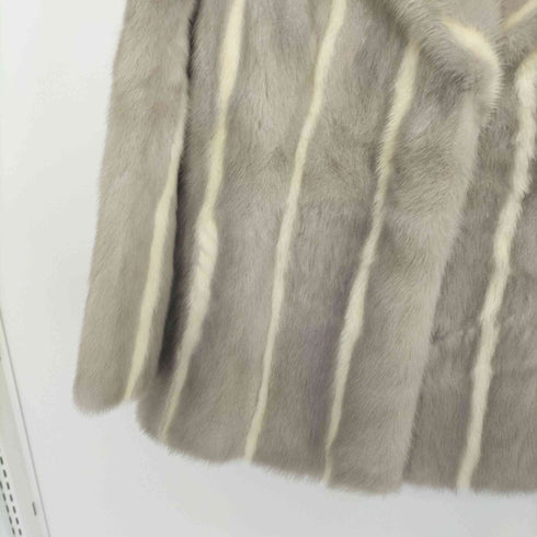 Great Lake Fur サファイアミンクハーフコート レディース