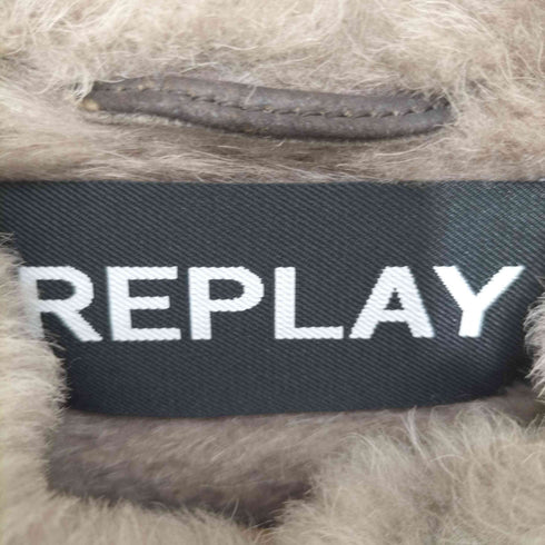 リプレイ REPLAY 裏地ファー ジップアップブルゾン レディース S