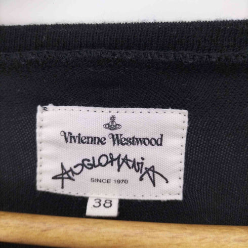 ヴィヴィアンウエストウッド アングロマニア Vivienne Westwood ANGLOMANIA LET IT アイコン プリント リヨセル カットソー レディース FR:38