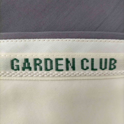 GARDEN CLUB センタープレス ジップアップ スラックスパンツ メンズ