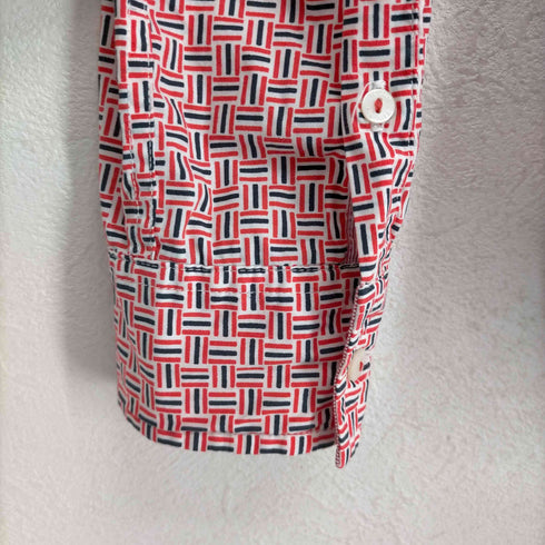 トミーヒルフィガー TOMMY HILFIGER FITTED トリコカラー総柄コットンシャツ レディース JPN:2