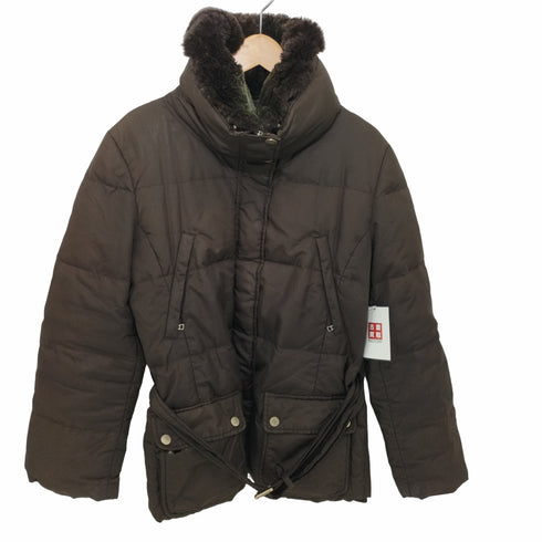 マックスマーラ ウィーケンドライン Max Mara WEEKEND LINE HEAVY PADDING ダウンジャケット ジップアップ ベルト付き レディース