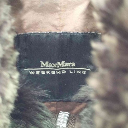 マックスマーラ ウィーケンドライン Max Mara WEEKEND LINE HEAVY PADDING ダウンジャケット ジップアップ ベルト付き レディース