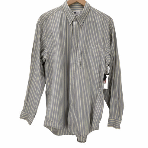 イッセイミヤケ ISSEY MIYAKE ストライプ柄 長袖シャツ メンズ