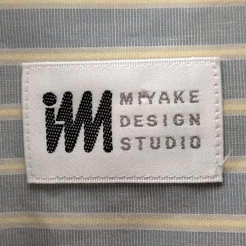イッセイミヤケ ISSEY MIYAKE ストライプ柄 長袖シャツ メンズ