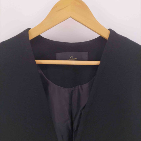 リエス Liesse 22AW ストレッチ ツイル ベスト ジレ ノースリーブ ジャケット レディース