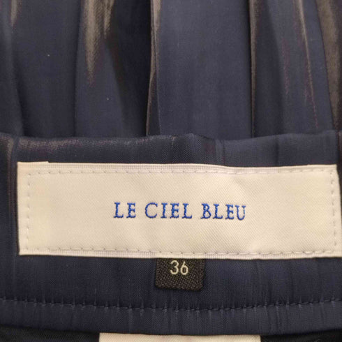 ルシェルブルー LE CIEL BLEU コントラストプリーツスカート レディース JPN:36