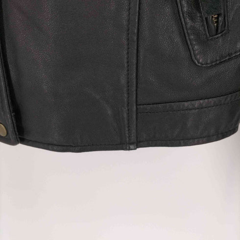 スローブイエナ SLOBE IENA ラムレザー ジップアップ マオカラー ジャケット レディース