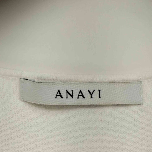 アナイ ANAYI フリルニットトップス レディース JPN:36