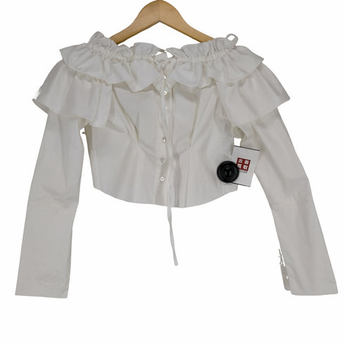 mainaiimura Indulge 2way Blouse -WHITE レディース FREE