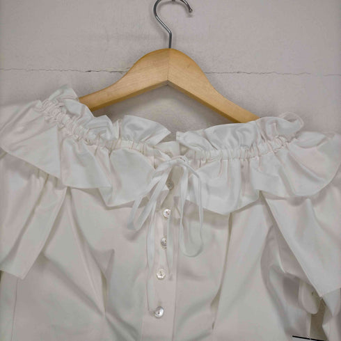 mainaiimura Indulge 2way Blouse -WHITE レディース FREE