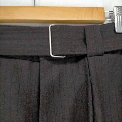 ジョンリンクス jonnlynx STRIPE TUCK PANTS (BROWN) レディース JPN:34