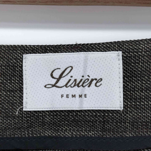 Lisiere FEMME 18AW ワイド センタープレス パンツ スラックス レディース JPN:34