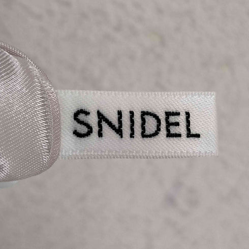 スナイデル snidel 24ss ウエストシャーリングリボンブラウス レディース ONE SIZE