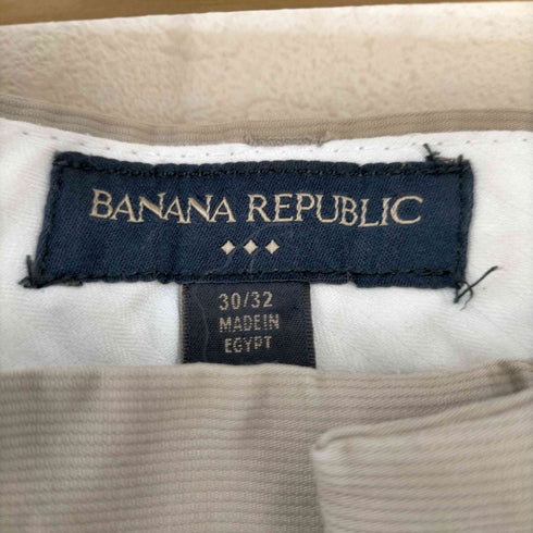 バナナリパブリック BANANA REPUBLIC MADE IN EGYPT ノータックストレートスラックス メンズ 30/32