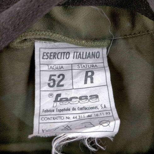 ITALIAN MIITARY 90s フィールドコート ワークコート メンズ EUR:52