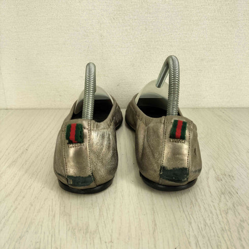 グッチ GUCCI バレエシューズ パンプス フラット レザー レディース 351/2