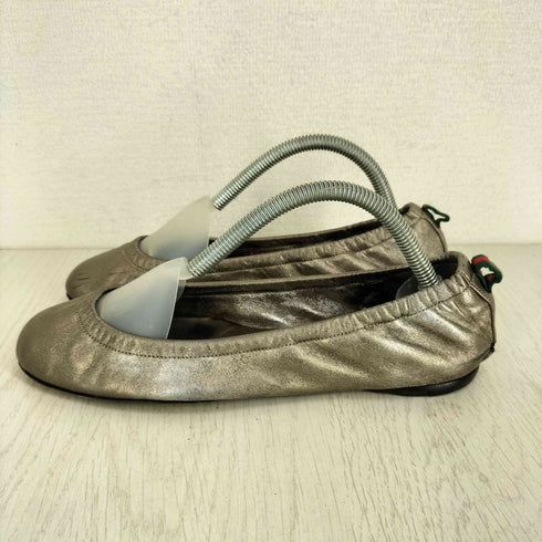 グッチ GUCCI バレエシューズ パンプス フラット レザー レディース 351/2