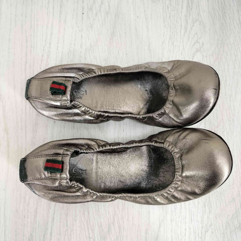 グッチ GUCCI バレエシューズ パンプス フラット レザー レディース 351/2