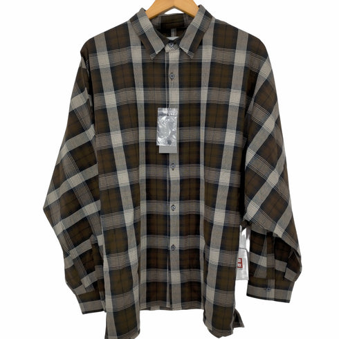 ローリーズファーム LOWRYS FARM チェックドルマンシャツ メンズ JPN:M