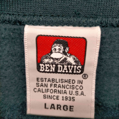 ベンデイビス BEN DAVIS 別注 COLLEGE LOGO CREW スウェット メンズ JPN:L