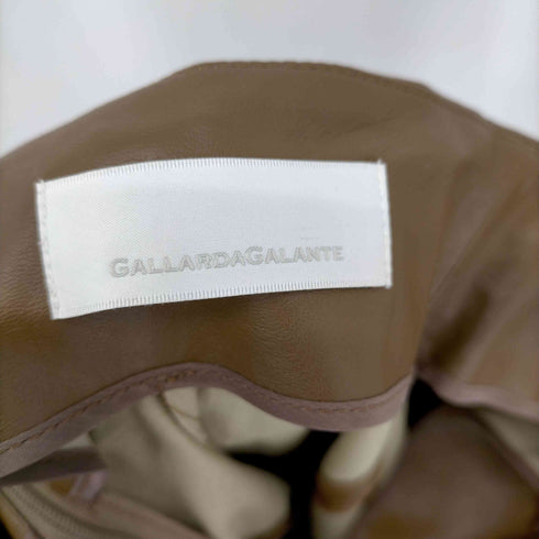 ガリャルダガランテ GALLARDAGALANTE ハイウエストエコレザーマキシスカート レディース JPN:1