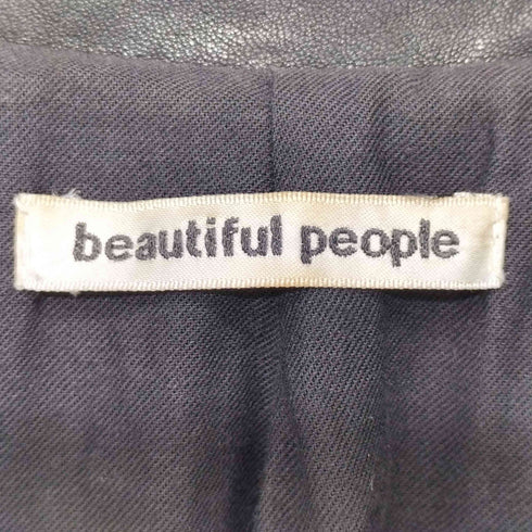 ビューティフルピープル beautiful people ラムレザーライダースジャケット レディース 120