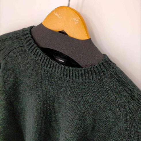 チノ CINOH 22AW WOOL CREW NECK KNIT メンズ JPN:46