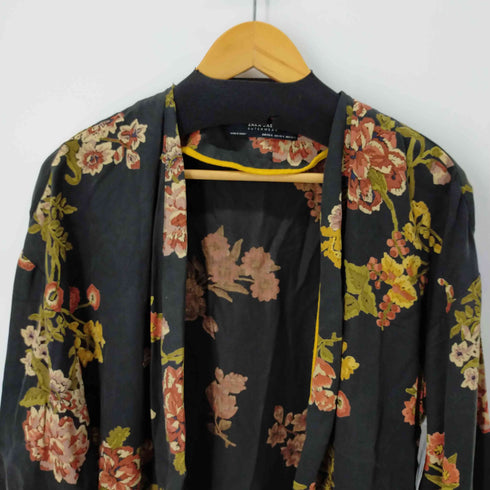 ザラ ZARA 花柄シャツジャケット カーディガン レディース XS-S