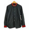 コムデギャルソンオムプリュス COMME des GARCONS HOMME PLUS 11AW デカダンス期 チェック切替 逆クレリックシャツ メンズ JPN:M