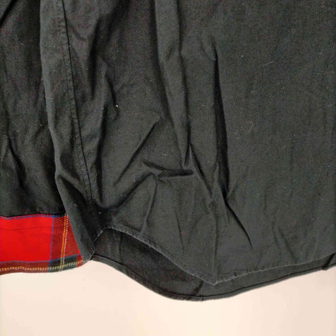 コムデギャルソンオムプリュス COMME des GARCONS HOMME PLUS 11AW デカダンス期 チェック切替 逆クレリックシャツ メンズ JPN:M