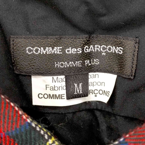 コムデギャルソンオムプリュス COMME des GARCONS HOMME PLUS 11AW デカダンス期 チェック切替 逆クレリックシャツ メンズ JPN:M