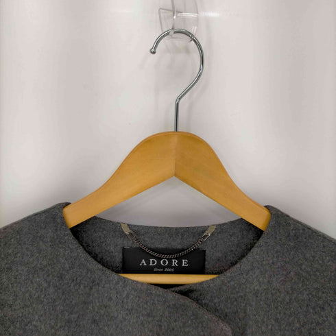 アドーア ADORE ノーカラーコート レディース